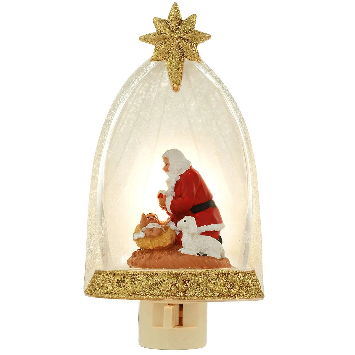 Kneeling Santa 6.5 Inch Nightlight 1 Kneeling Santa 6.5 Inch Nightlight