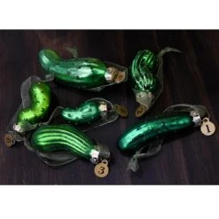 Pickle Ornaments Game Set Of 6 -Christmas Decoration Store 1211409 web 6