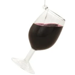 Merry Merlot Wine Glass Ornament