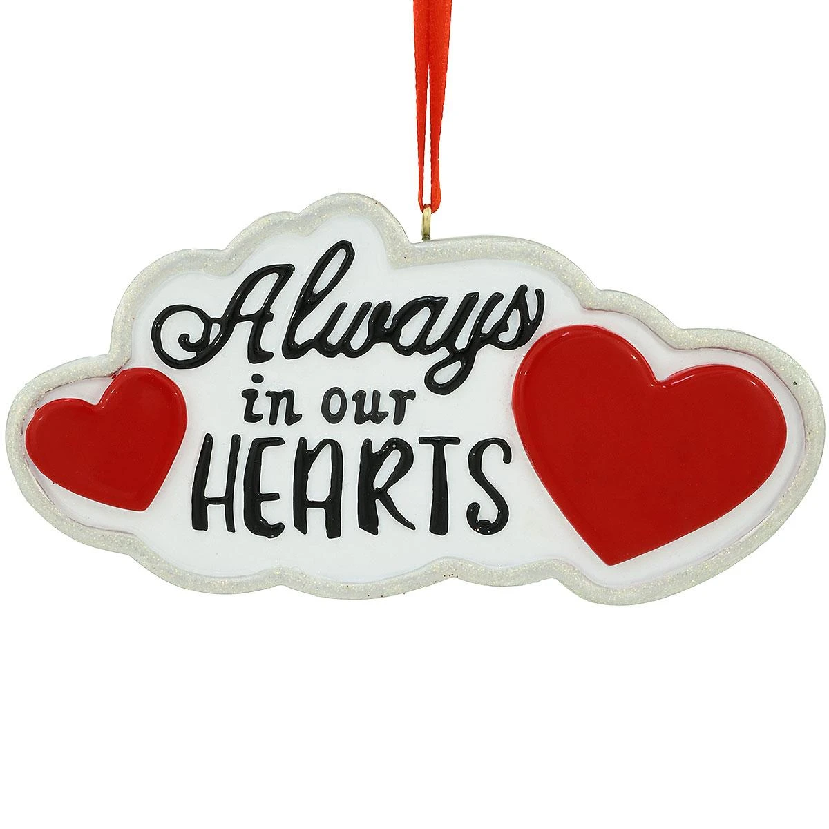 Personalized Always In Our Hearts Resin Ornament 2 Personalized Always In Our Hearts Resin Ornament - Image 2