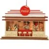 Soda Shop Coca Cola Ginger Cottage Ornament