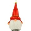Gnome With Tall Red Hat Glass Ornament