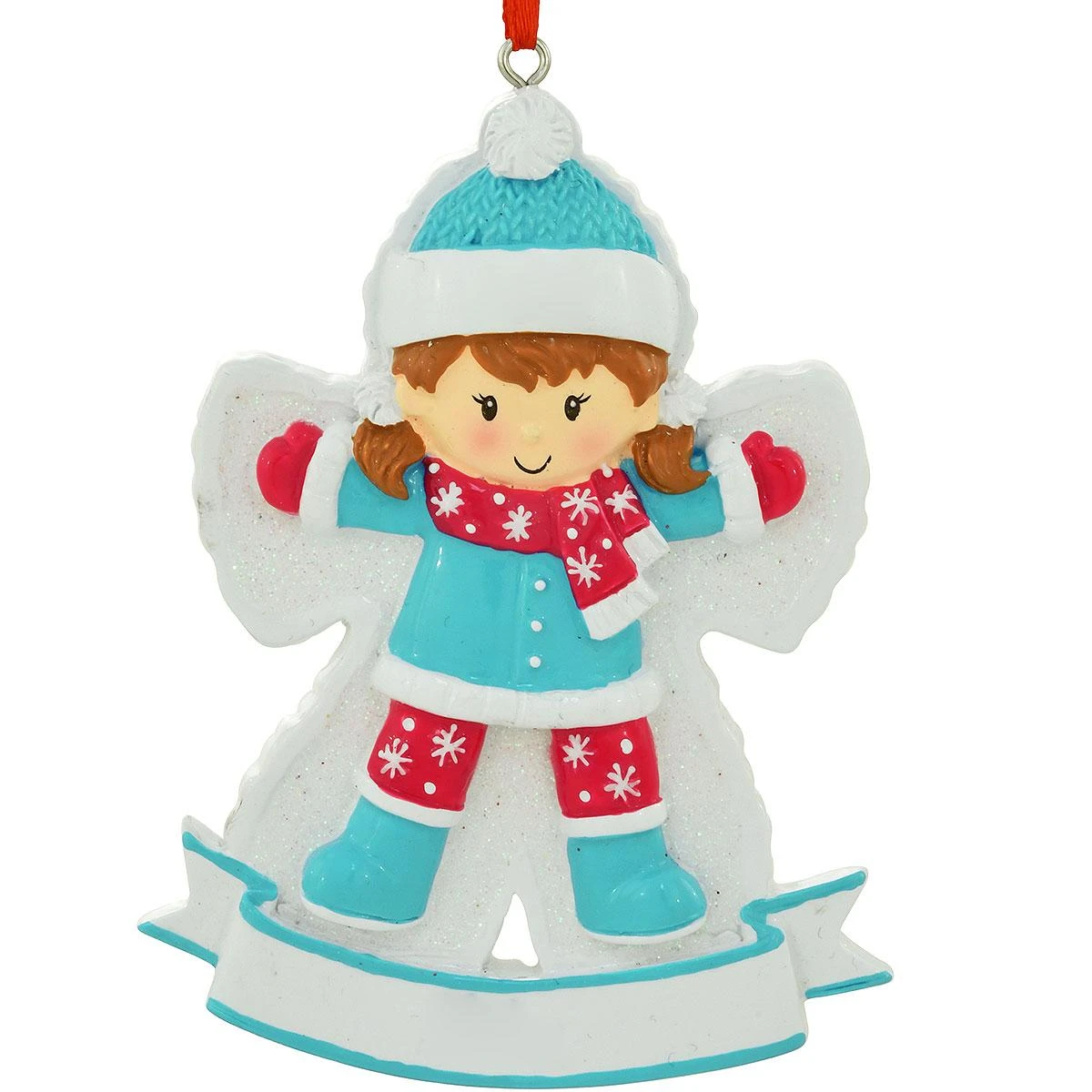 Personalized Snow Angel Girl Ornament 2 Personalized Snow Angel Girl Ornament - Image 2