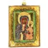 Our Lady Of Czestochowa Glass Ornament