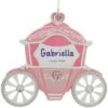 Personalized Royal Princess Carriage Resin Ornament
