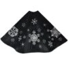 48 Inch Charcoal Gray Micro Velvet Tree Skirt