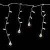 Icicle Warm White SG30 Kaleidoscope LED 100 Light Set