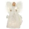 10” Angel Tree Topper With White Dress