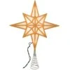 Bethlehem Star With Capiz Look Plastic Tree Topper