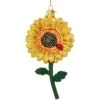 Sunflower Glass And Resin Ornament