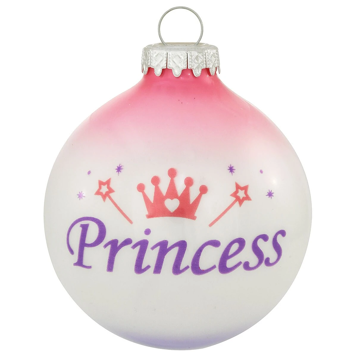 Personalized Princess Castle Glass Ornament 2 Personalized Princess Castle Glass Ornament - Image 2