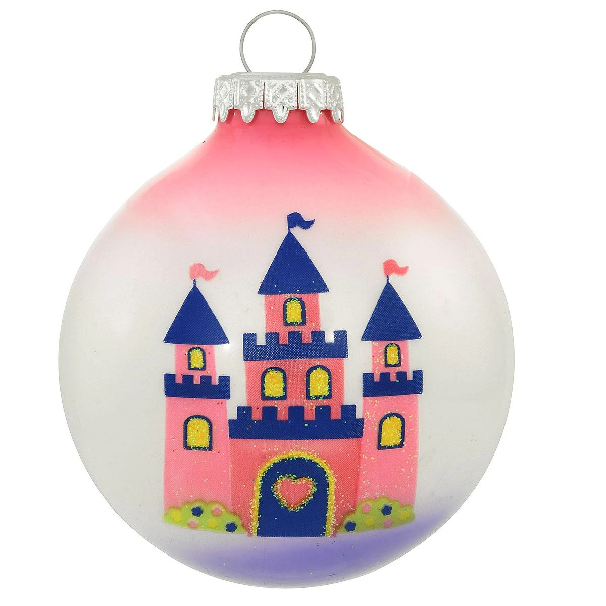 Personalized Princess Castle Glass Ornament 3 Personalized Princess Castle Glass Ornament - Image 3