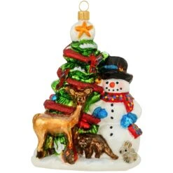 Snowman And Tree Bronner's Annual Ornament 2020
