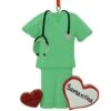 Personalized Scrubs Uniform Resin Ornament