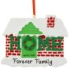 Personalized House With Home Resin Ornament