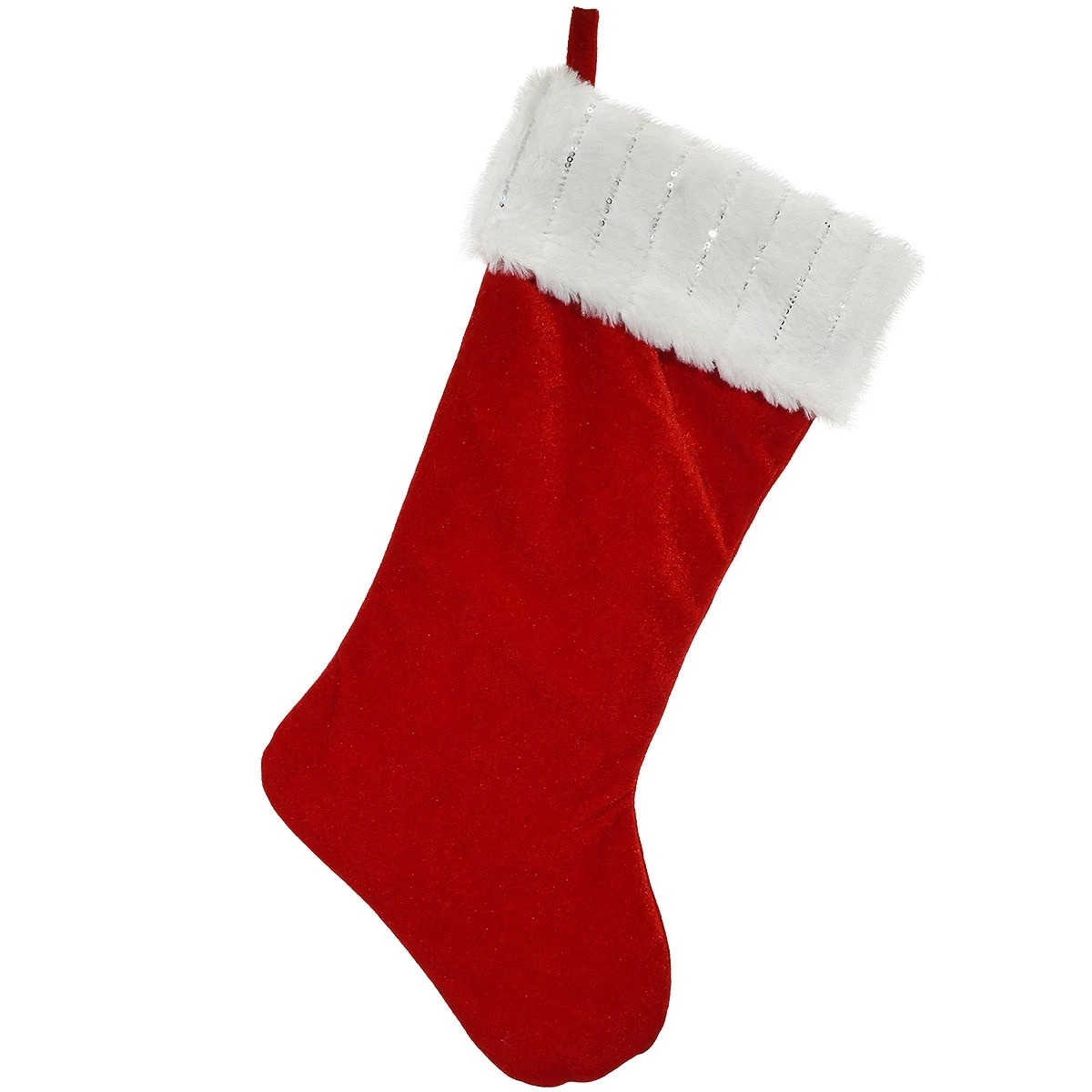19 Inch Red Velvet Stocking 1 19 Inch Red Velvet Stocking