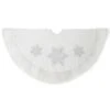 48 Inch White Velveteen Tree Skirt