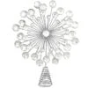 Jewel Snowflake Silver Tree Topper