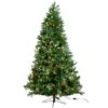 4.5 Foot Prescott Pre-Lit Multi Artificial Tree