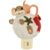 Charming Tails Mouse In Snowball Night Light