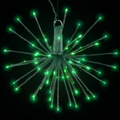Green Starburst 80 LED 16 Inch