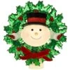 Snowman In Wreath Nightlight
