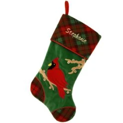 20.5 Inch Personalized Cardinal Stocking