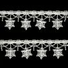 Star Lace White Tree Garland 134 Inches
