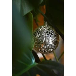 Chirping Bird Ball Silver Ornament -Christmas Decoration Store 1241079 web 4