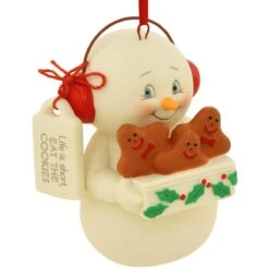 Life Is Short Eat The Cookies Snowpinions Ornament