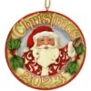 Jolly Santa Christmas 2023 Dated Jim Shore Ornament