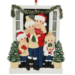 Personalized Farmhouse Family Of 4 Ornament 5 Personalized Farmhouse Family Of 4 Ornament -Christmas Decoration Store 1260239 web 3