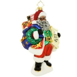 Stocked Up For Christmas Christopher Radko Glass Ornament