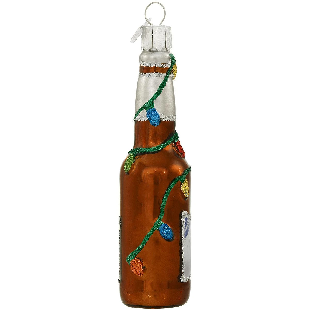 Holiday Coors Light Beer Bottle Glass Ornament 2 Holiday Coors Light Beer Bottle Glass Ornament - Image 2