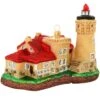 Old Mackinac Point Lighthouse Glass Ornament