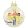 Personalized Confirmed In Christ 3 Inch Glass Ornament