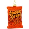 Cheese Curls 3.5 Inch Glass Ornament
