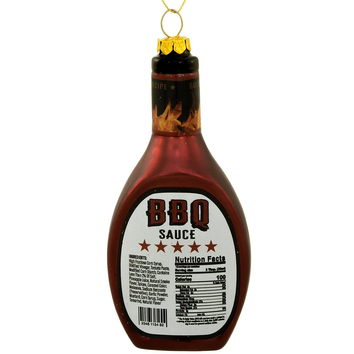 BBQ Sauce Bottle Ornament 2 BBQ Sauce Bottle Ornament - Image 2