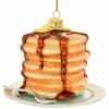 Pancakes Glass Ornament