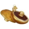 Portobello Mushrooms Glass Ornament