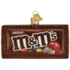 M And M's Milk Chocolate Glass Ornament