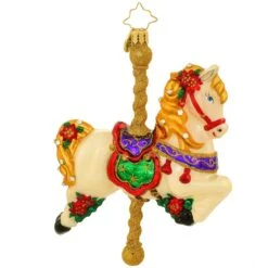 Carousel Ride Christopher Radko Glass Ornament