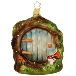 Port To Otherworld Forrest Door Glass Ornament