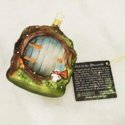 Port To Otherworld Forrest Door Glass Ornament -Christmas Decoration Store 1261841 web 3