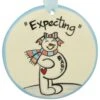Expecting Ceramic Ornament