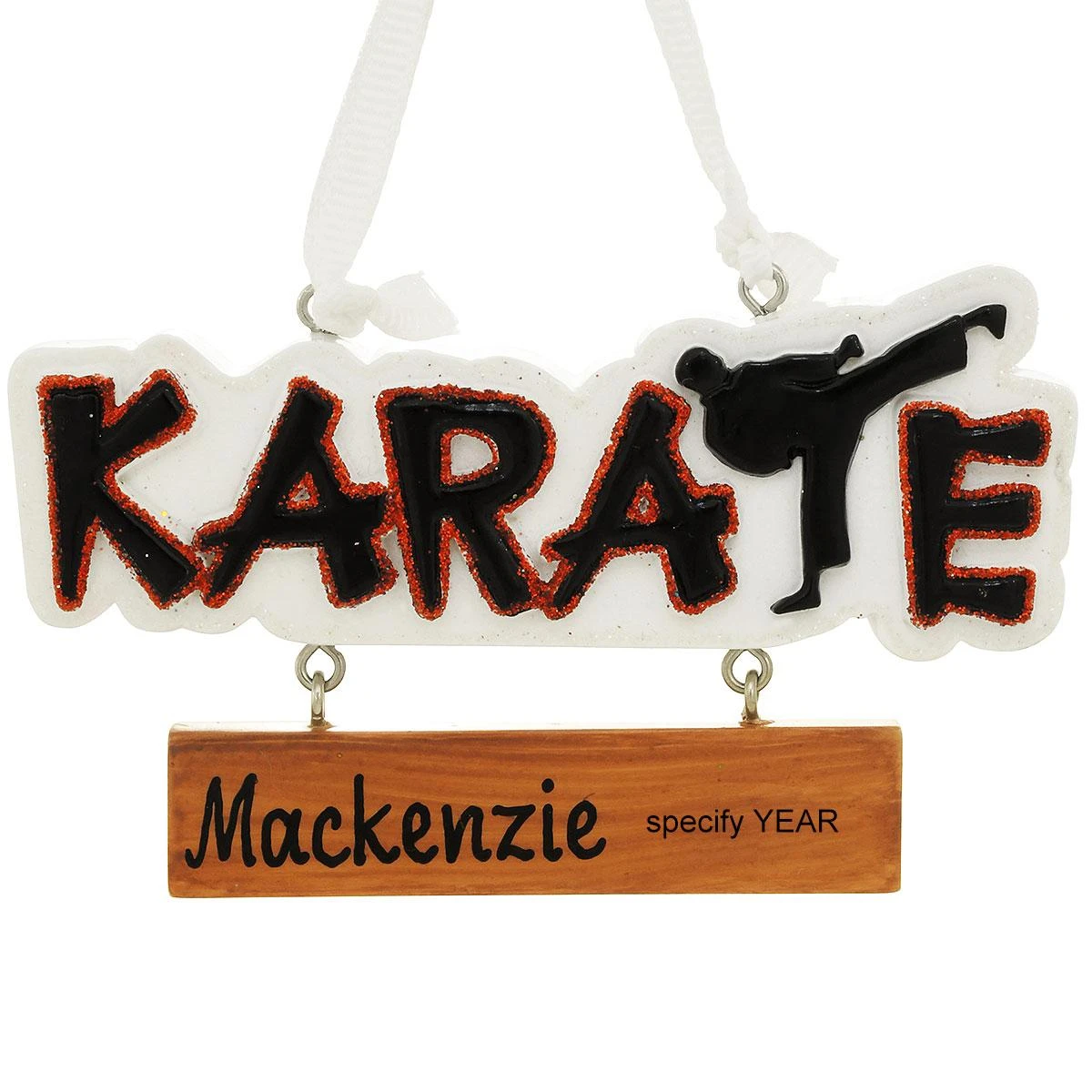 Personalized Karate Ornament 1 Personalized Karate Ornament