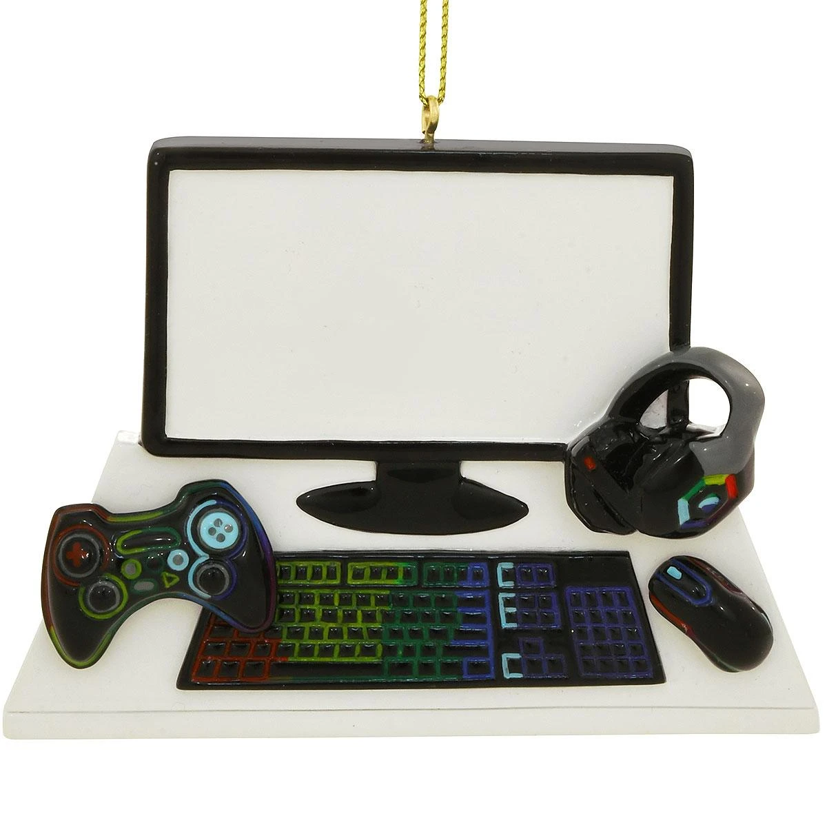 Personalized Video Gaming Resin Ornament 2 Personalized Video Gaming Resin Ornament - Image 2