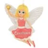 Personalized Fairy In Pink Dress Ornament