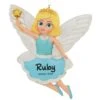 Personalized Fairy In Blue Dress Ornament