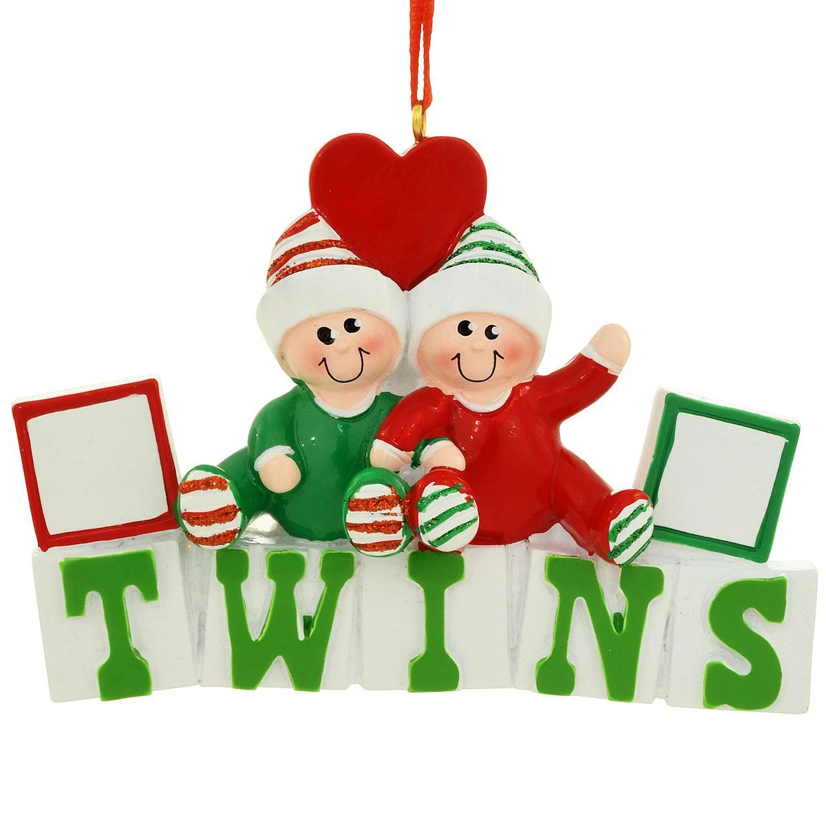 Personalized Twins First Christmas Ornament 2 Personalized Twins First Christmas Ornament - Image 2